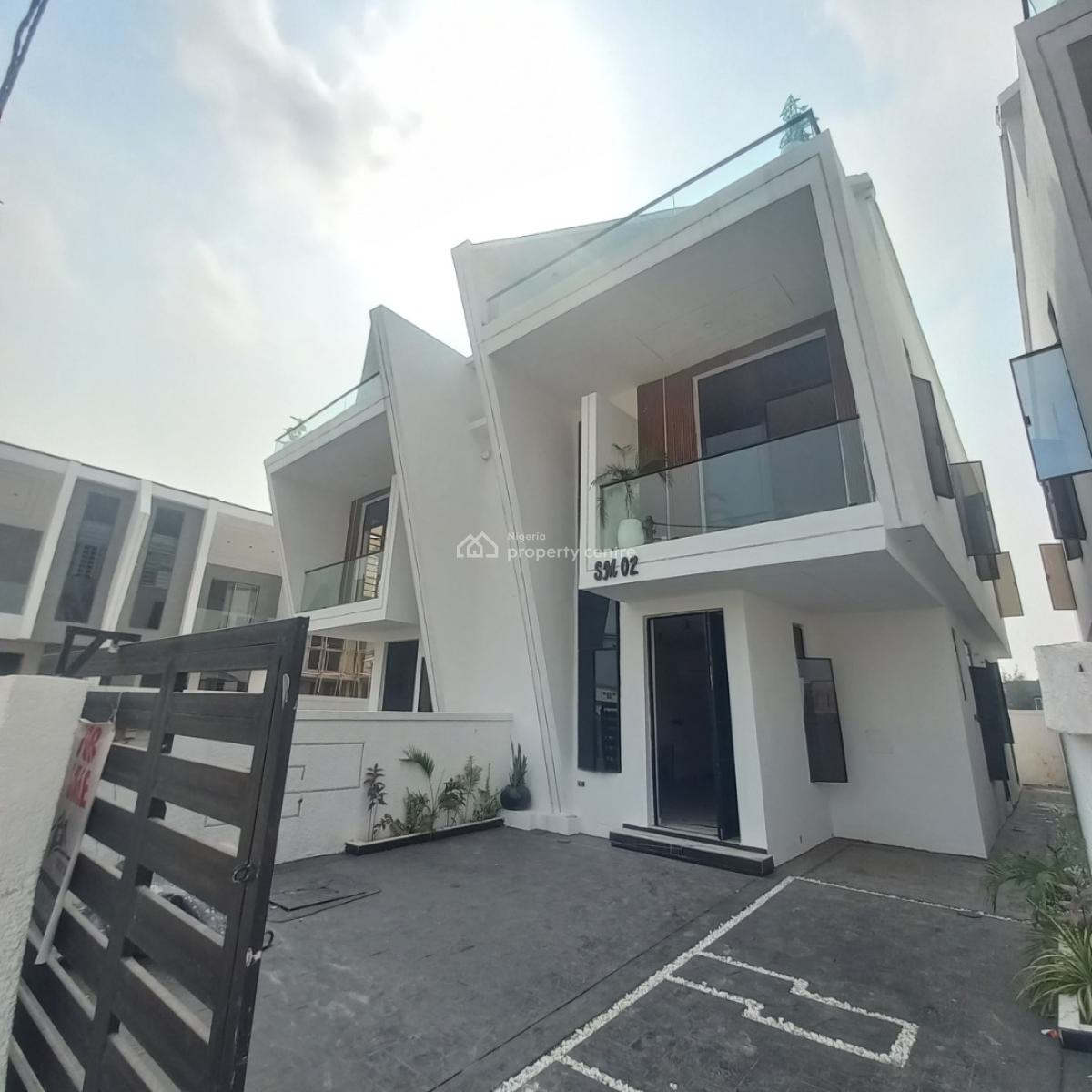 Beautiful 4 Bedroom Semi Detached Duplex with Bq, Ikota, Lekki, Lagos, Semi-detached Duplex for Sale