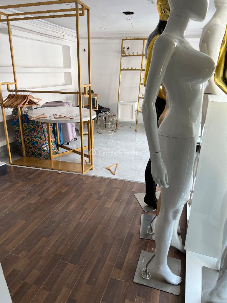 Shop Space Ground Floor Facing Road, Lekki Phase 1, Lekki, Lagos, Shop for Rent