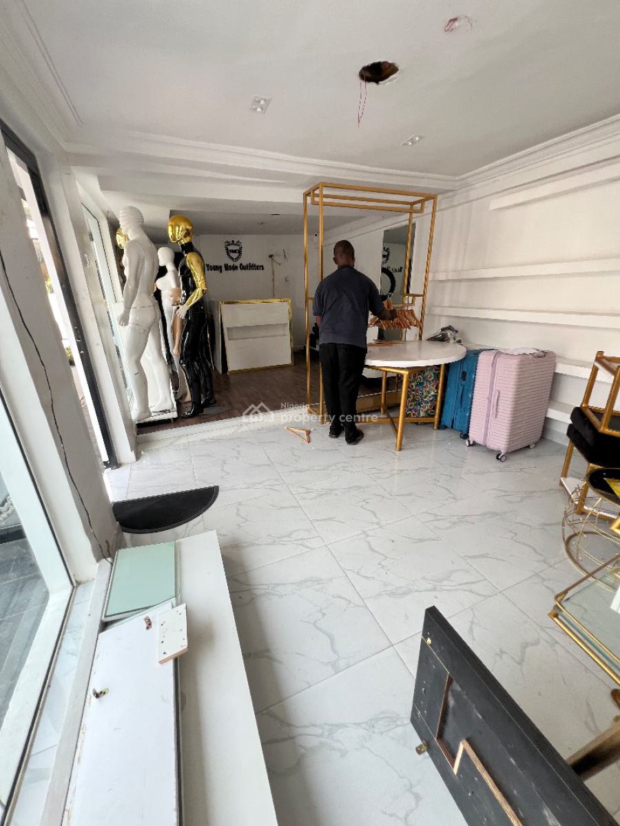 Shop Space Ground Floor Facing Road, Lekki Phase 1, Lekki, Lagos, Shop for Rent