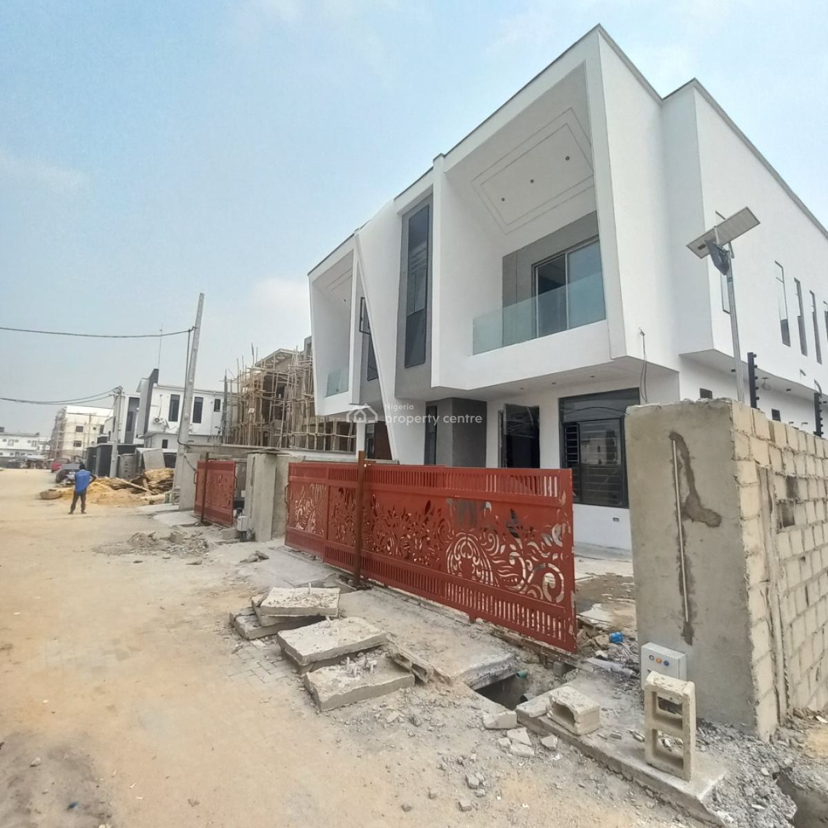 Newly Built 4 Bedroom Semi Detached Duplex with Bq, Ikota, Lekki, Lagos, Semi-detached Duplex for Sale