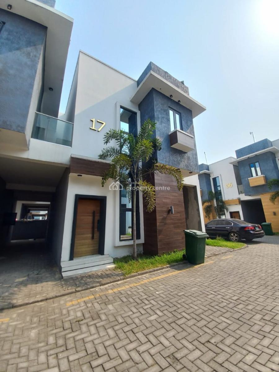 Fully Furnished 4 Bedroom Duplex with Bq, Lekki Palm City, Ajah, Lagos, Terraced Duplex for Sale