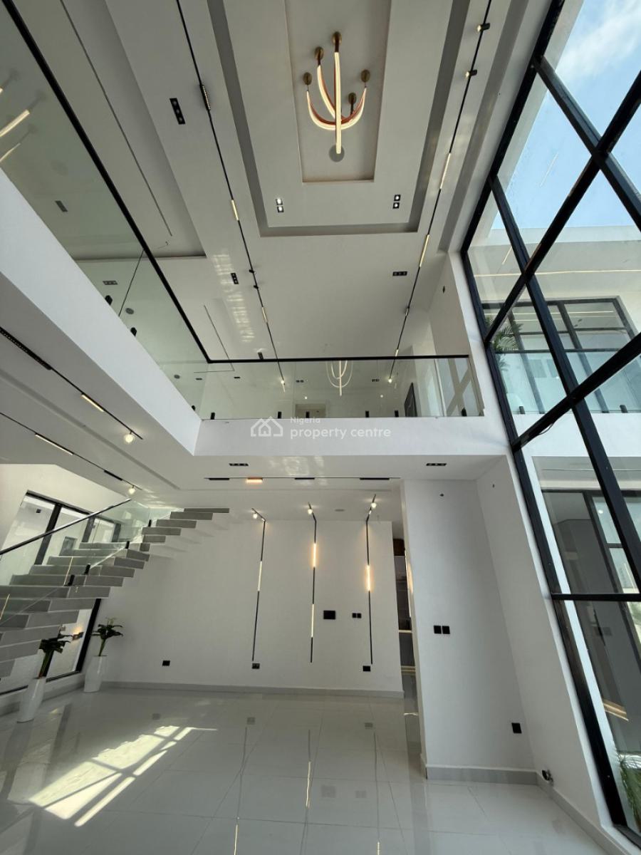 Contemporary 5 Bedroom Fully Detached Duplex with Pool and Cinema, Chevron, Lekki, Lagos, Detached Duplex for Sale