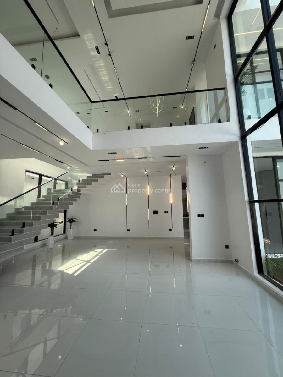 Contemporary 5 Bedroom Fully Detached Duplex with Pool and Cinema, Chevron, Lekki, Lagos, Detached Duplex for Sale