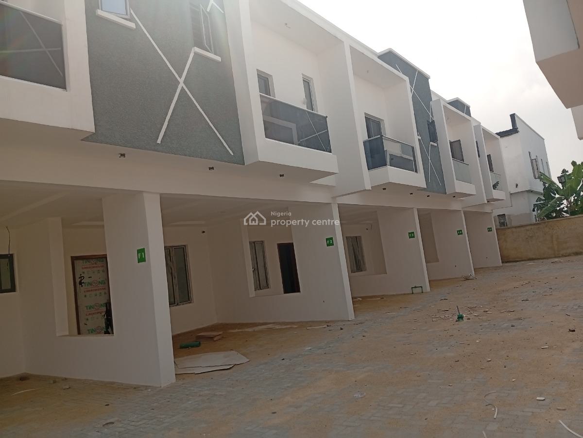 Newly and Elegant 4 Bedroom Terrace Duplex, Off Ogombo Road, Lekki Phase 2, Lekki, Lagos, Terraced Duplex for Sale