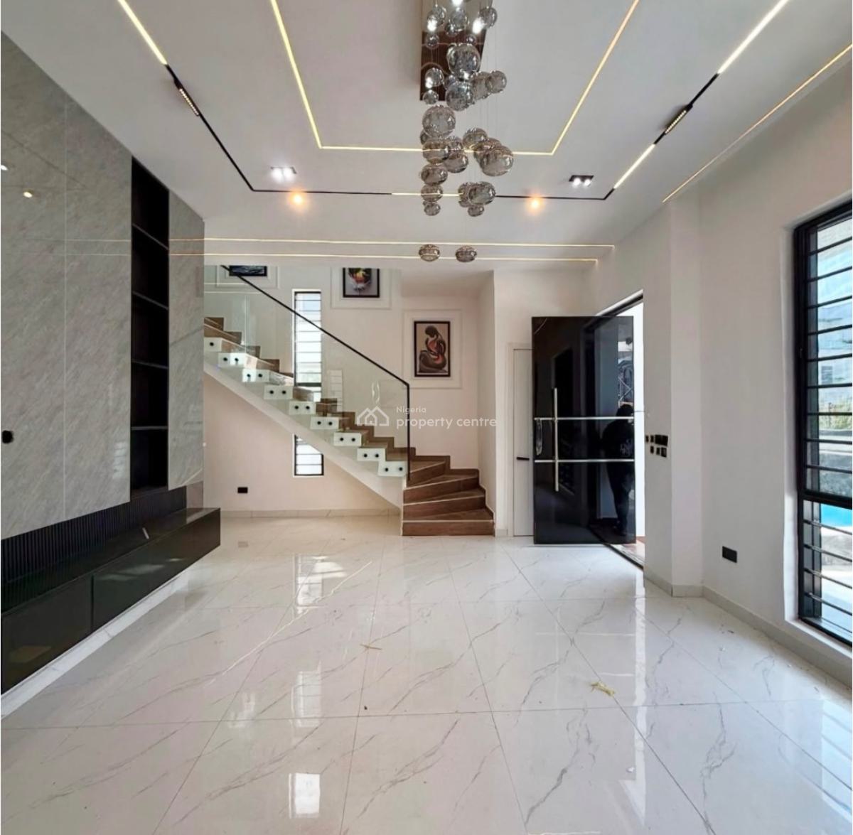 Well Built 5 Bedroom Fully Detached Duplex with Pool Cinema, Ikota, Lekki, Lagos, Detached Duplex for Sale