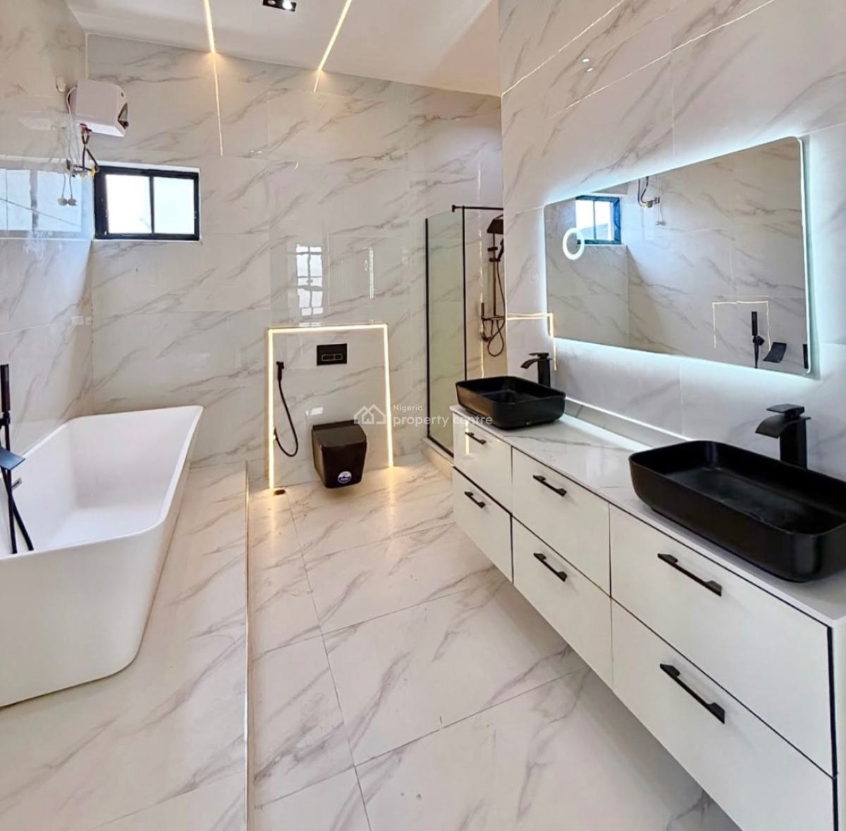 Well Built 5 Bedroom Fully Detached Duplex with Pool Cinema, Ikota, Lekki, Lagos, Detached Duplex for Sale