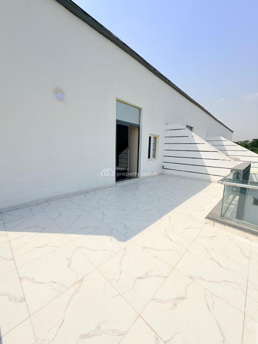 Newly Built 3 Bedrooms Terraced Duplex with 2 Study Room & a Communal Pool, Ajao Estate, Airport Road, Isolo, Lagos, Terraced Duplex for Rent