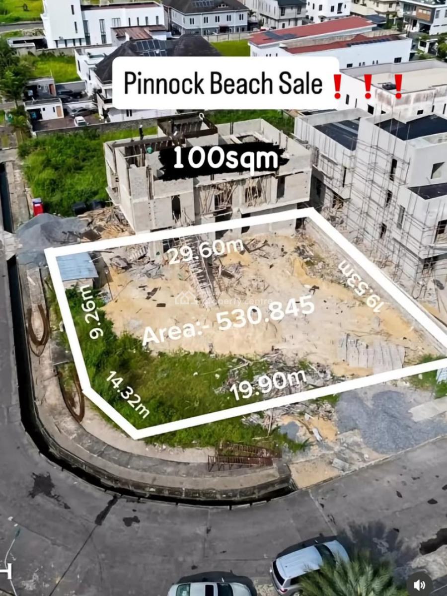 530sqm Prime Bareland, Pinnock Beach, Osapa, Lekki, Lagos, Residential Land for Sale