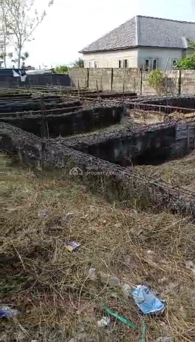 Raft Foundation Comprises of Duplex & 4 Flats, All Saints Estate, Off Sangotedo Road, Ogombo, Ajah, Lagos, Land for Sale