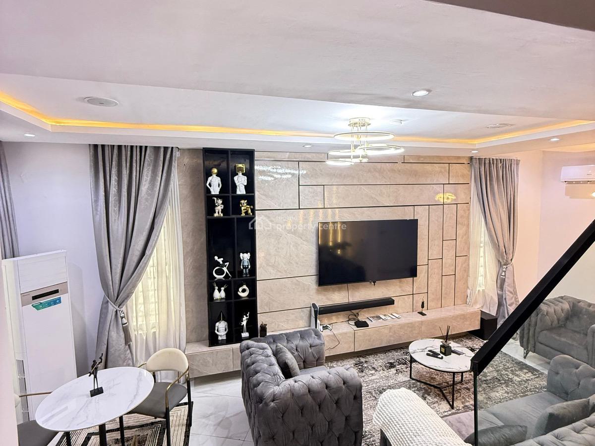 Fully Serviced Furnished 3 Bedrooms Semi Detached Duplex with Bq, Atican Beach Estate Ajah By Coastal Road, Ajah, Lagos, Semi-detached Duplex for Rent