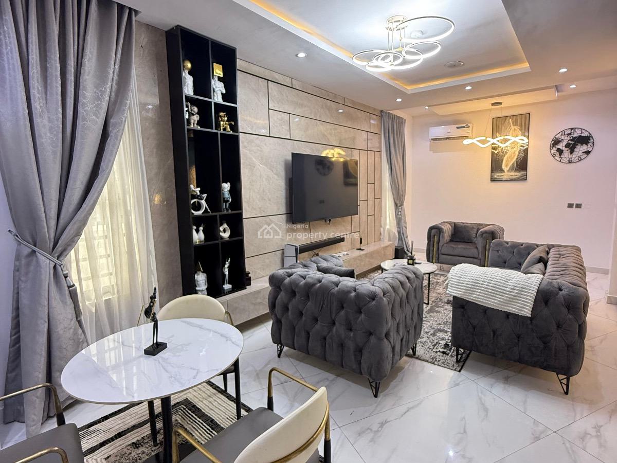 Fully Serviced Furnished 3 Bedrooms Semi Detached Duplex with Bq, Atican Beach Estate Ajah By Coastal Road, Ajah, Lagos, Semi-detached Duplex for Rent