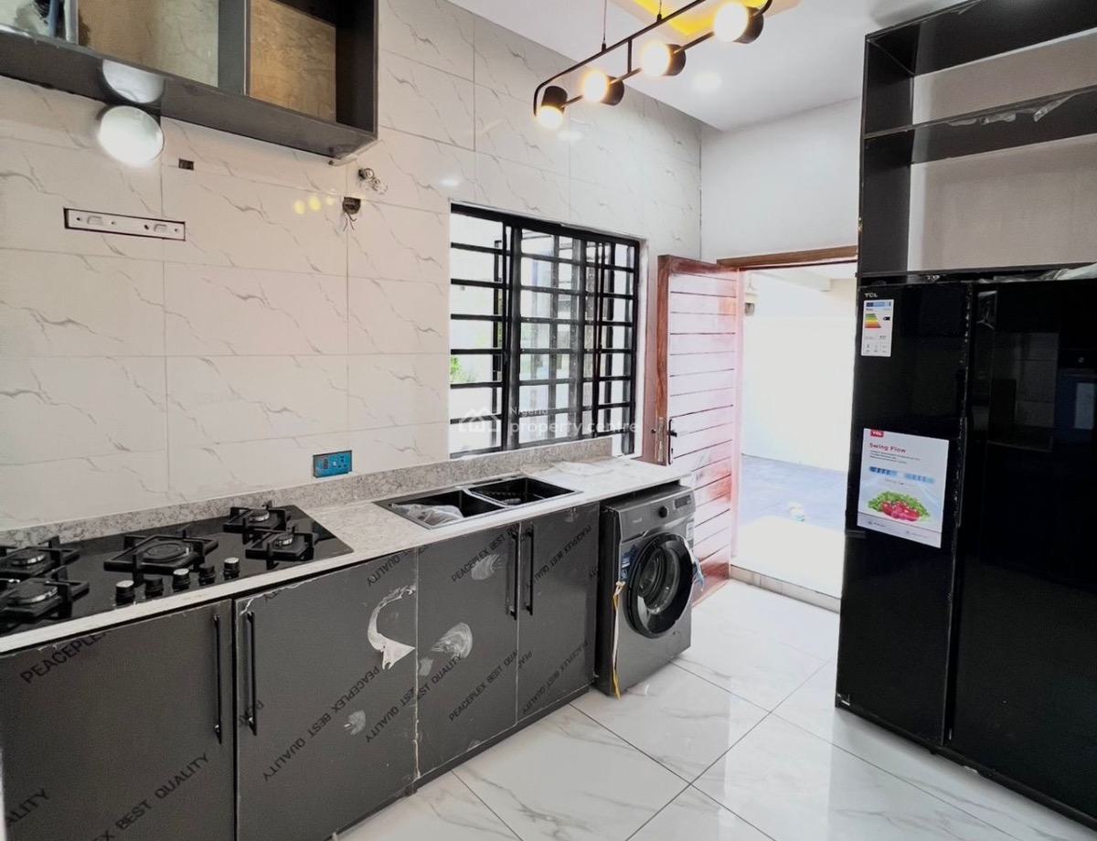 Fully Serviced Furnished 3 Bedrooms Semi Detached Duplex with Bq, Atican Beach Estate Ajah By Coastal Road, Ajah, Lagos, Semi-detached Duplex for Rent