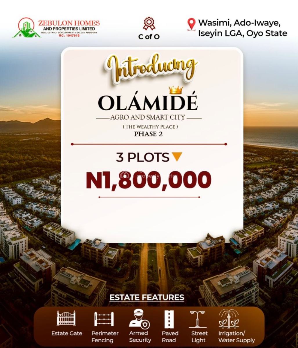 Agricultural Farm Land, Wasimi-ado Awaye, Ibadan, Oyo, Mixed-use Land for Sale