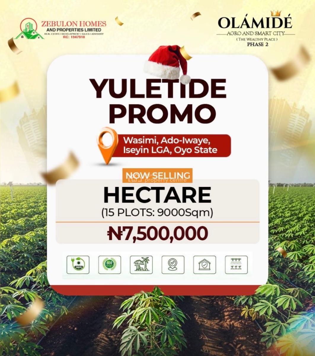 Agricultural Farm Land, Wasimi-ado Awaye, Ibadan, Oyo, Mixed-use Land for Sale