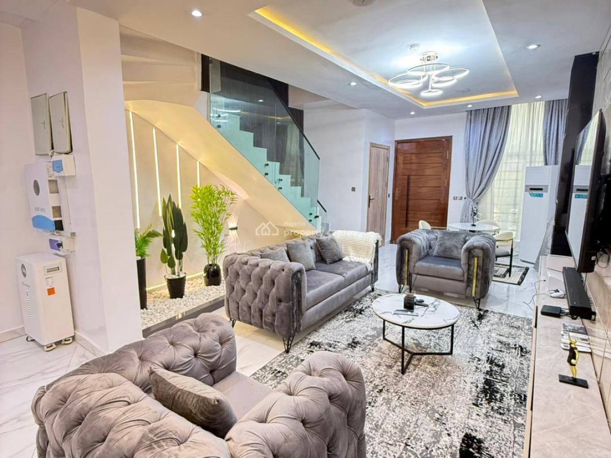 Luxury 3 Bedroom Fully Furnished Semi Detached Duplex, Atican Beach Estate, Ajah, Lagos, Semi-detached Duplex for Rent
