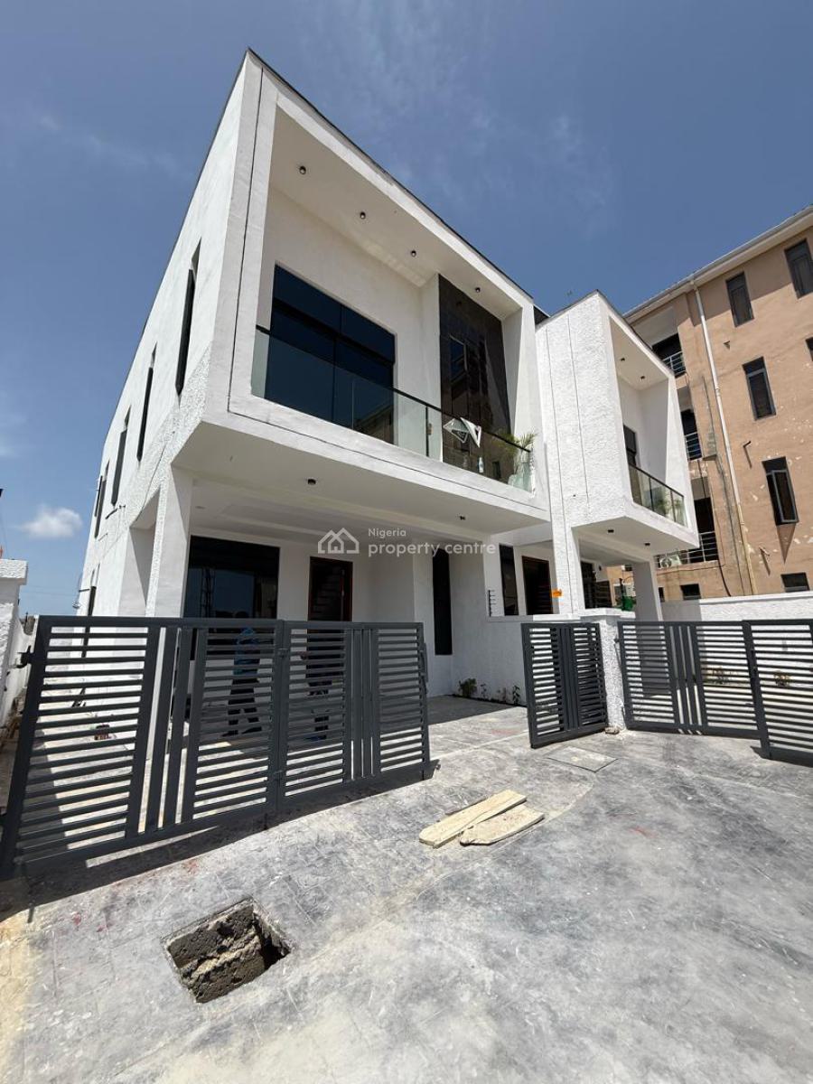 4 Bedroom Semi Detached Duplex with Bq, Ikota, Lekki, Lagos, Semi-detached Duplex for Sale
