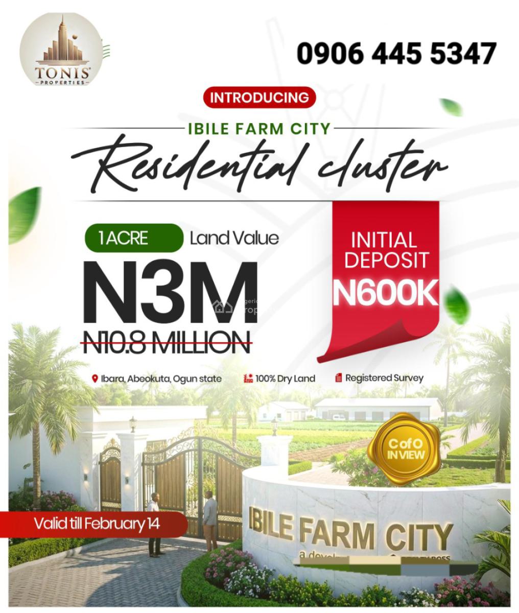 Plots and Acres of Residential Land, Ibara Town, Abeokuta North, Ogun, Residential Land for Sale