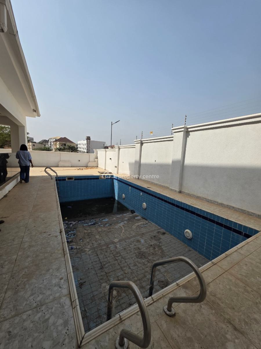 Massive 7 Bedroom Detached Duplex with Elevator + Cinema + Swimming Po, Guzape District, Abuja, Terraced Duplex for Sale