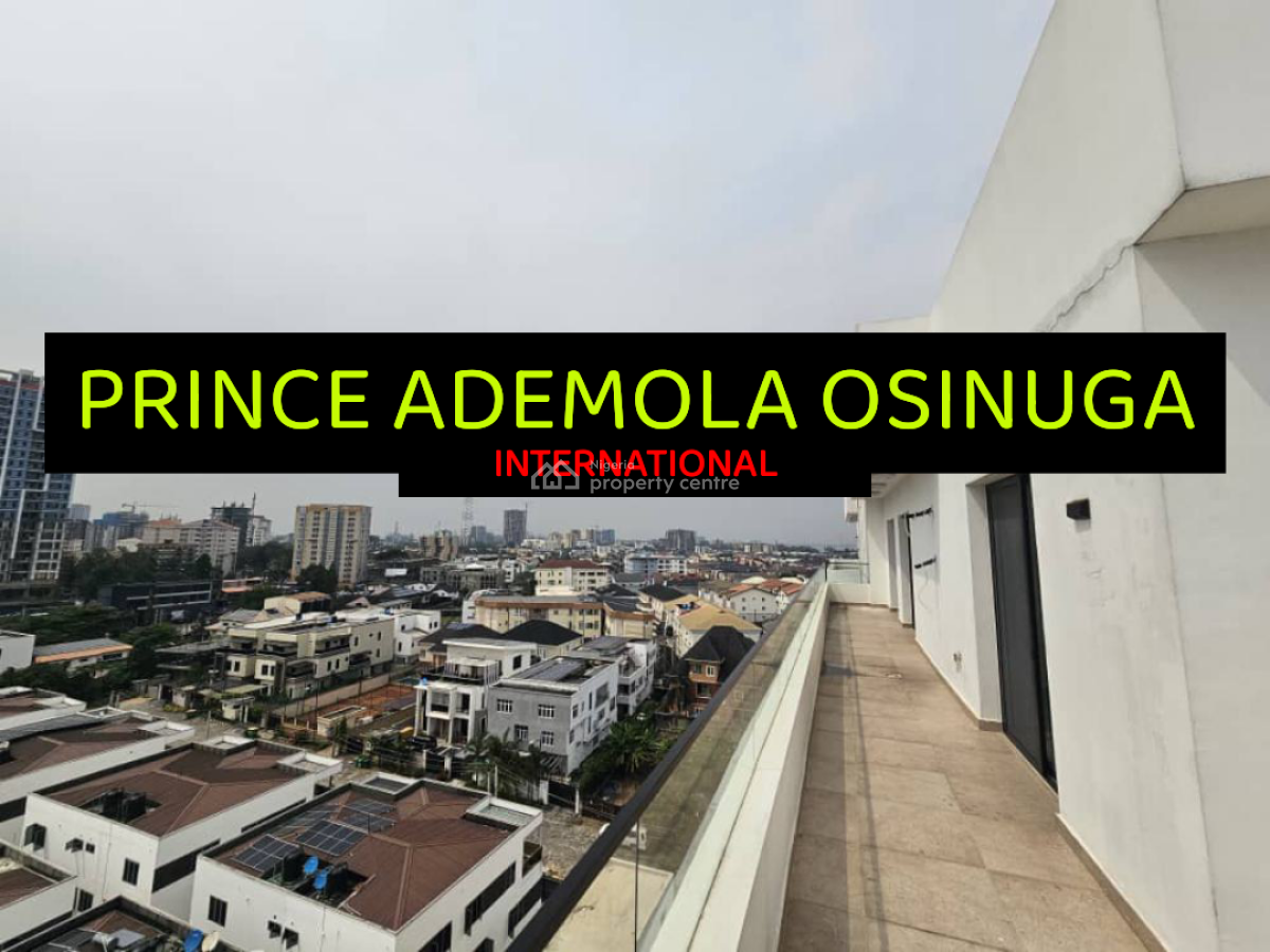 3 Bedrooms Penthouse Apartment with Large Open Terrace X 2 Years, Old Ikoyi, Ikoyi, Lagos, Flat / Apartment for Rent