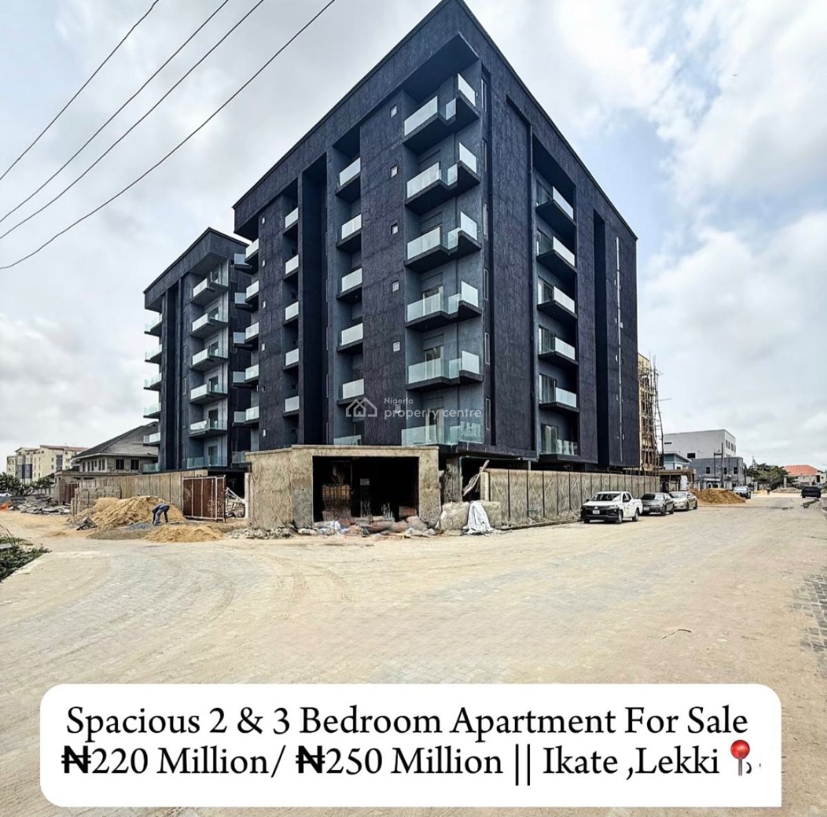 Spacious 2 Bedroom Apartment, Ikate, Lekki, Lagos, Flat / Apartment for Sale