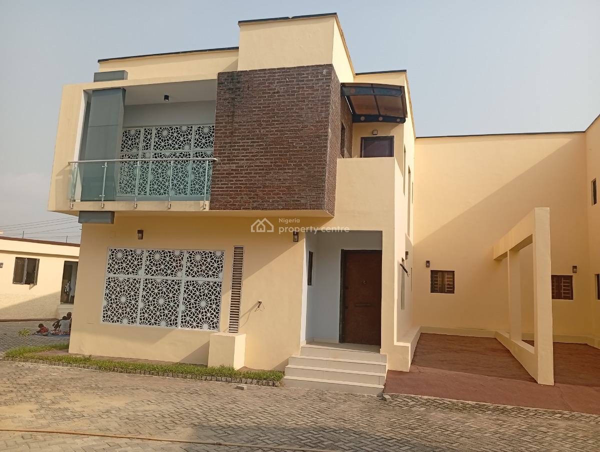Newly Built 6 Units of 4 Bedroom Semi-detached House, Off Ogombo Road, Lekki Phase 2, Lekki, Lagos, Semi-detached Duplex for Rent