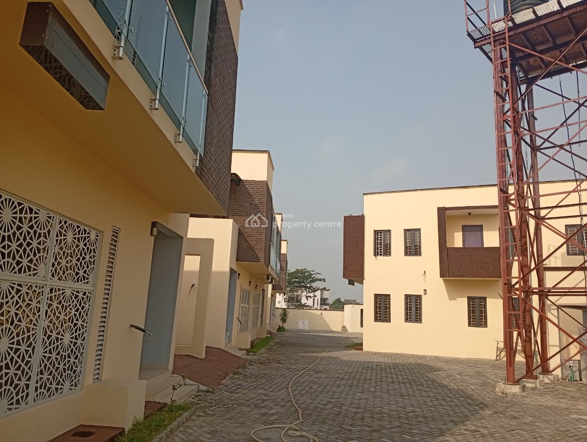 Newly Built 6 Units of 4 Bedroom Semi-detached House, Off Ogombo Road, Lekki Phase 2, Lekki, Lagos, Semi-detached Duplex for Rent