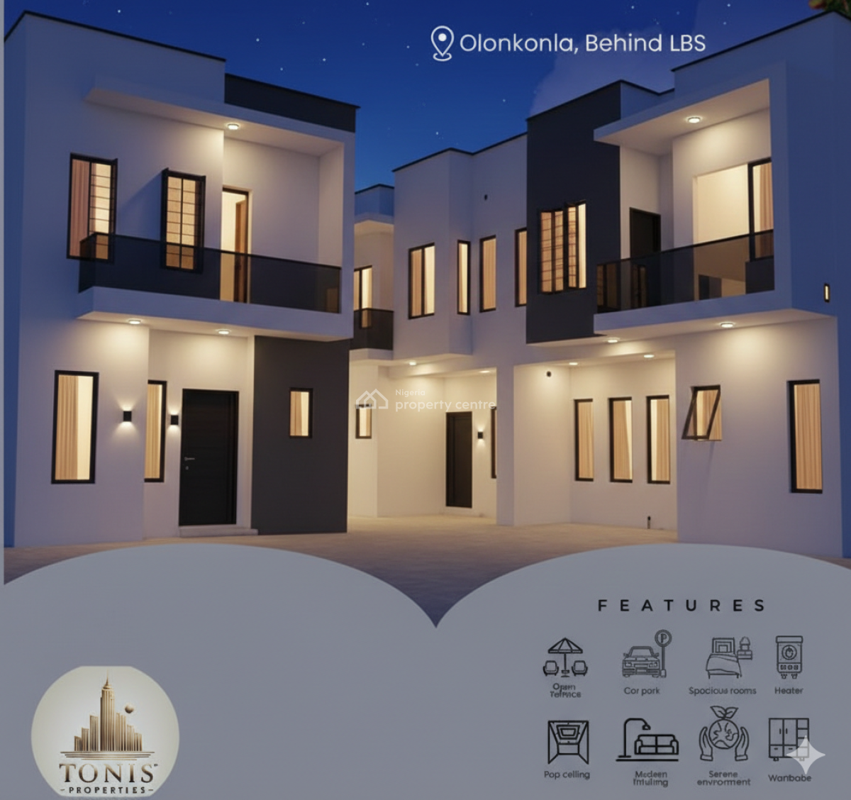 3 Bedroom Terrace Duplex, Lbs Axis, Olokonla, Ajah, Lagos, Terraced Duplex for Sale