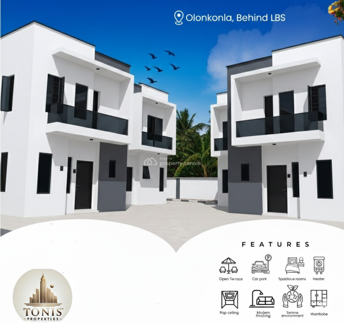 3 Bedroom Terrace Duplex, Lbs Axis, Olokonla, Ajah, Lagos, Terraced Duplex for Sale