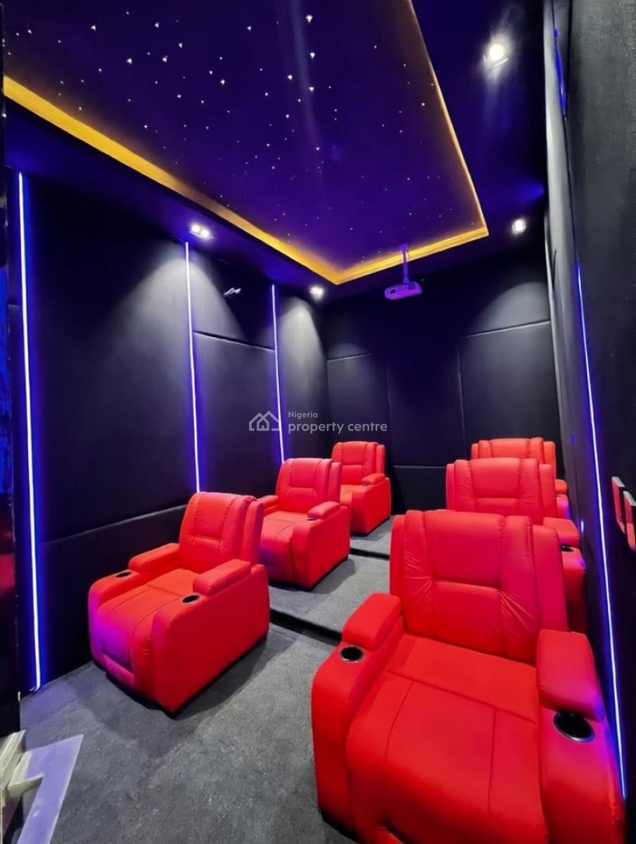 Stunning 5 Bedroom Detached Duplex with Pool, Cinema, Gym and Bq, Chevron, Lekki, Lagos, Detached Duplex for Sale