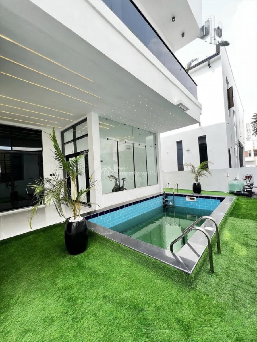 Stunning 5 Bedroom Detached Duplex with Pool, Cinema, Gym and Bq, Chevron, Lekki, Lagos, Detached Duplex for Sale