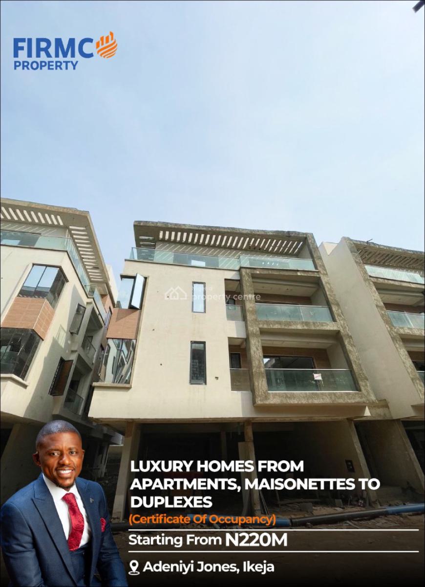 Exclusive 2 Bedroom Apartment, Halcyon Court, Adeniyi Jones, Ikeja, Lagos, Self Contain (single Rooms) for Sale