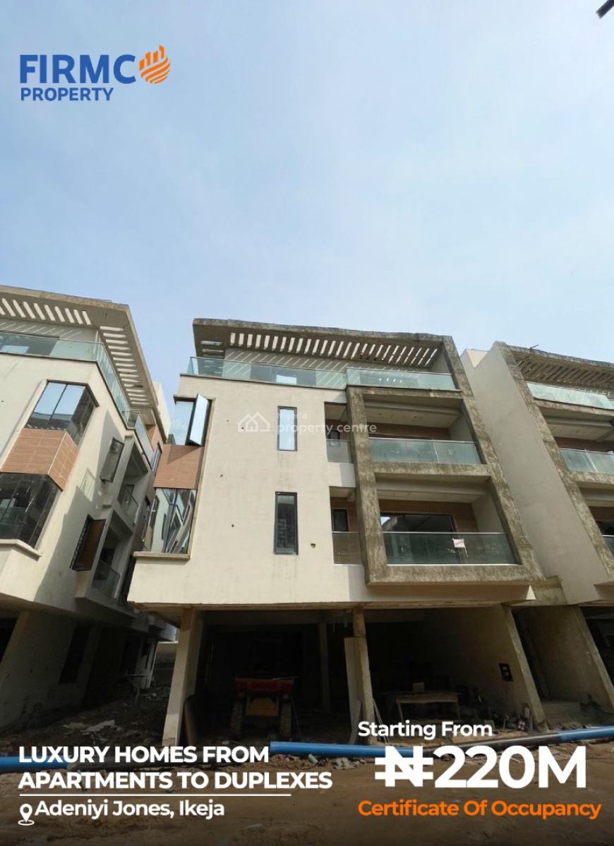 Exclusive 2 Bedroom Apartment, Halcyon Court, Adeniyi Jones, Ikeja, Lagos, Self Contain (single Rooms) for Sale