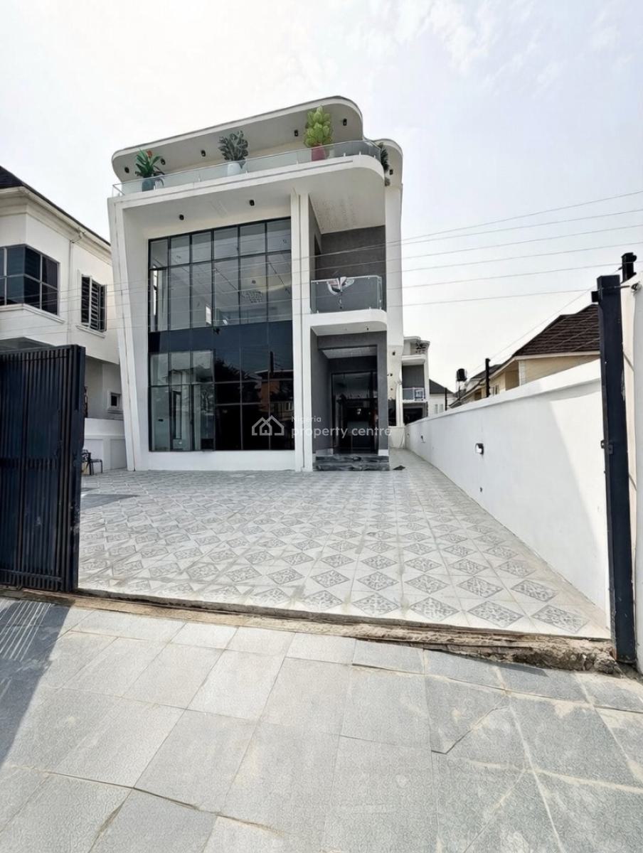 Newly Built 5 Bedroom Detached Duplex Swimming Pool and Bq, Chevron, Lekki, Lagos, Detached Duplex for Sale