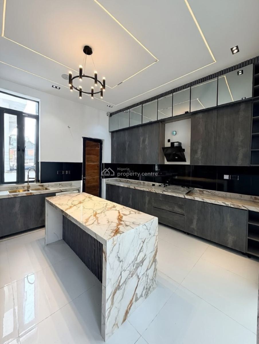 Newly Built 5 Bedroom Detached Duplex Swimming Pool and Bq, Chevron, Lekki, Lagos, Detached Duplex for Sale