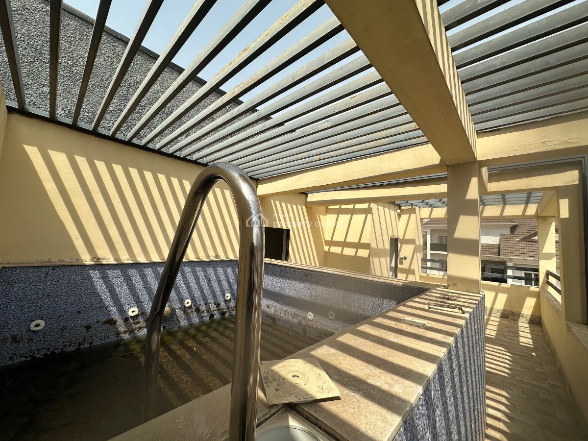 Elegantly Finished 4 Bedroom Terrace Duplex with Bq, Guzape District, Abuja, Terraced Duplex for Sale