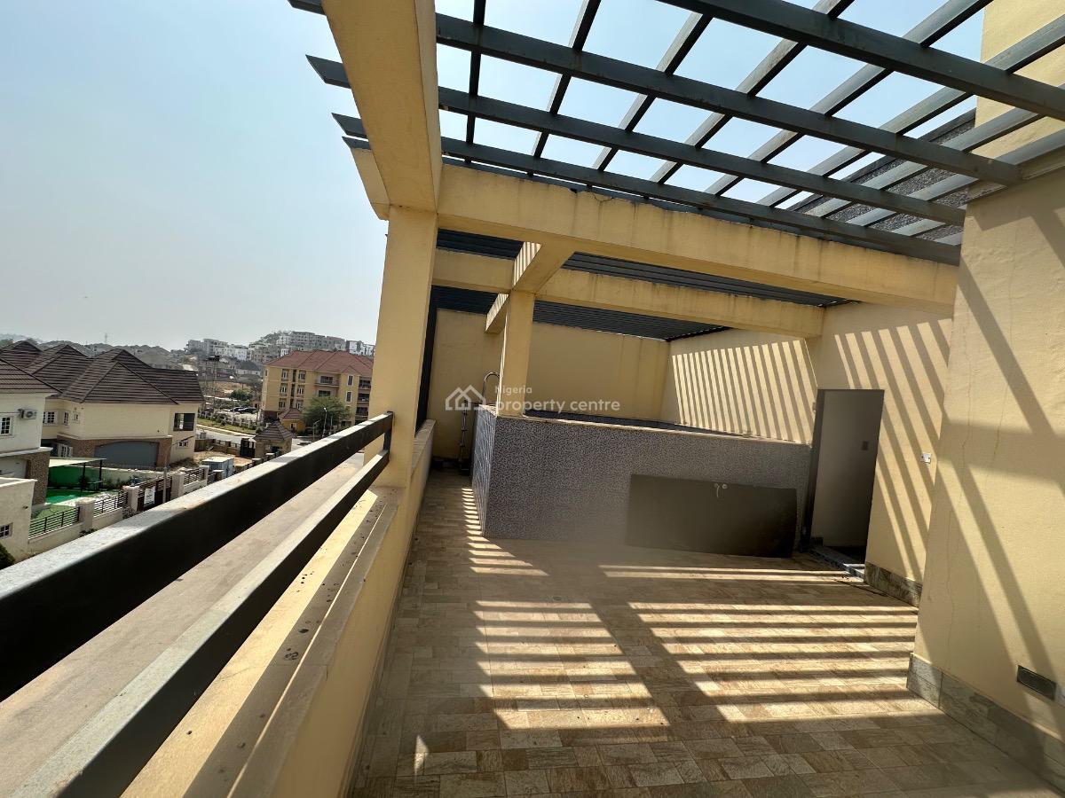 Elegantly Finished 4 Bedroom Terrace Duplex with Bq, Guzape District, Abuja, Terraced Duplex for Sale
