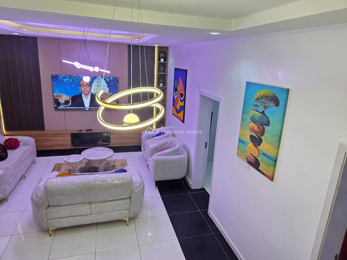Fully Furnished Luxury 4 Bedrooms Terraced Duplex, Susan Orji Street, Royal View Estate, Opposite Mega Chicken, Ikota, Lekki, Lagos, Terraced Duplex Short Let