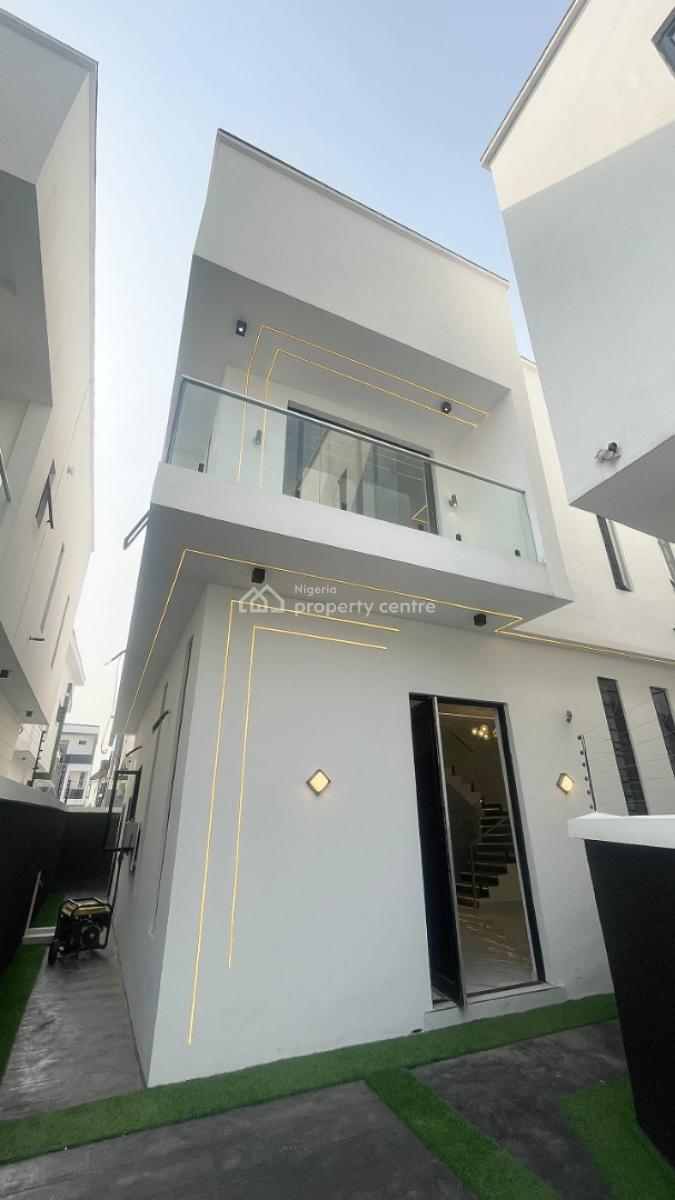 Luxury 4 Bedroom Fully Detached Duplex, Chevron, Lekki, Lagos, Detached Duplex for Sale