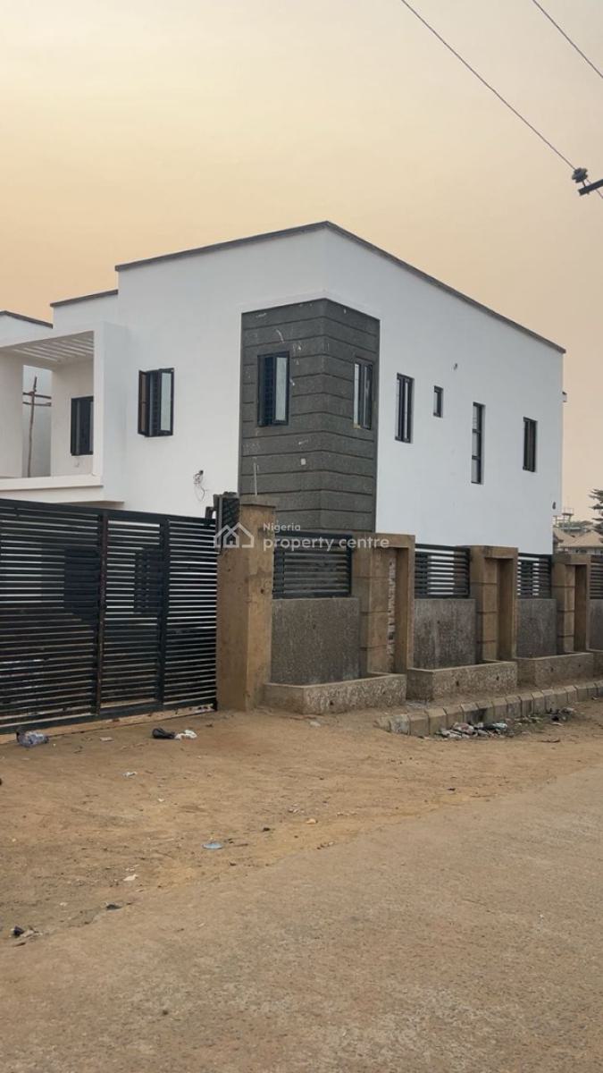 Newly Built 4 Bedroom Terrace Duplex with Attached Bq, Off Jahi/katampe Road, Jahi, Abuja, Terraced Duplex for Rent