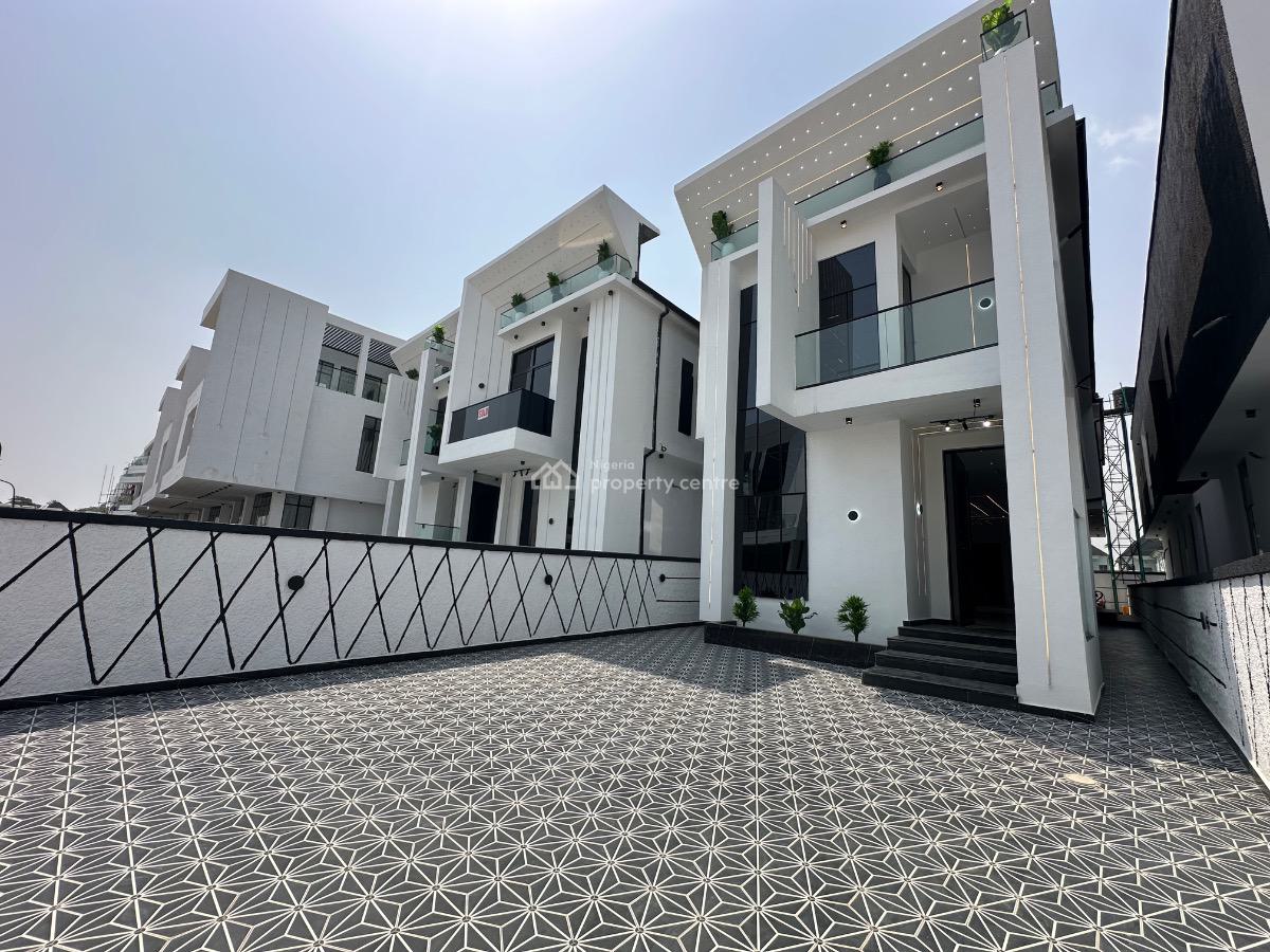 Elegant & Nicely Finished 5 Bedroom Detached Duplex with Pool & Bq, Chevron, Lekki, Lagos, Detached Duplex for Sale