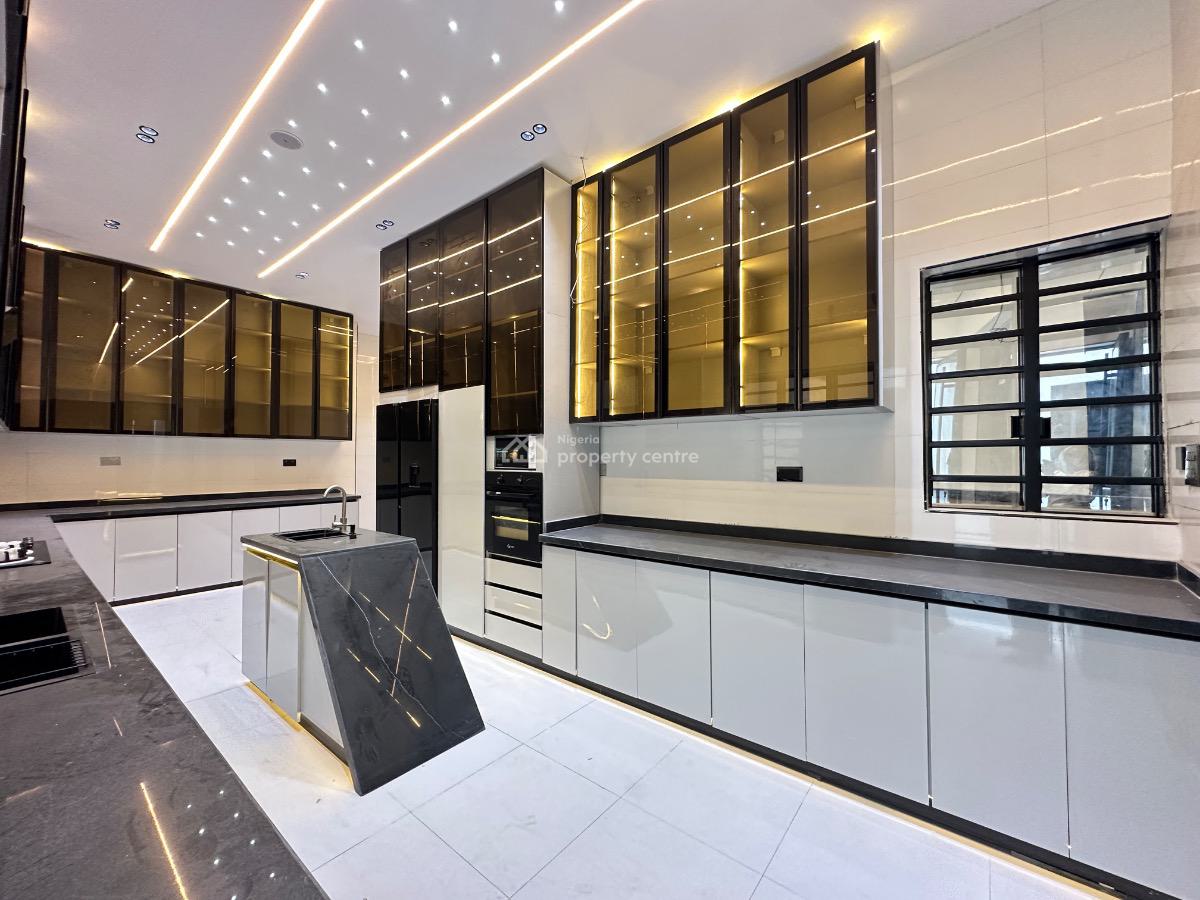 Elegant & Nicely Finished 5 Bedroom Detached Duplex with Pool & Bq, Chevron, Lekki, Lagos, Detached Duplex for Sale