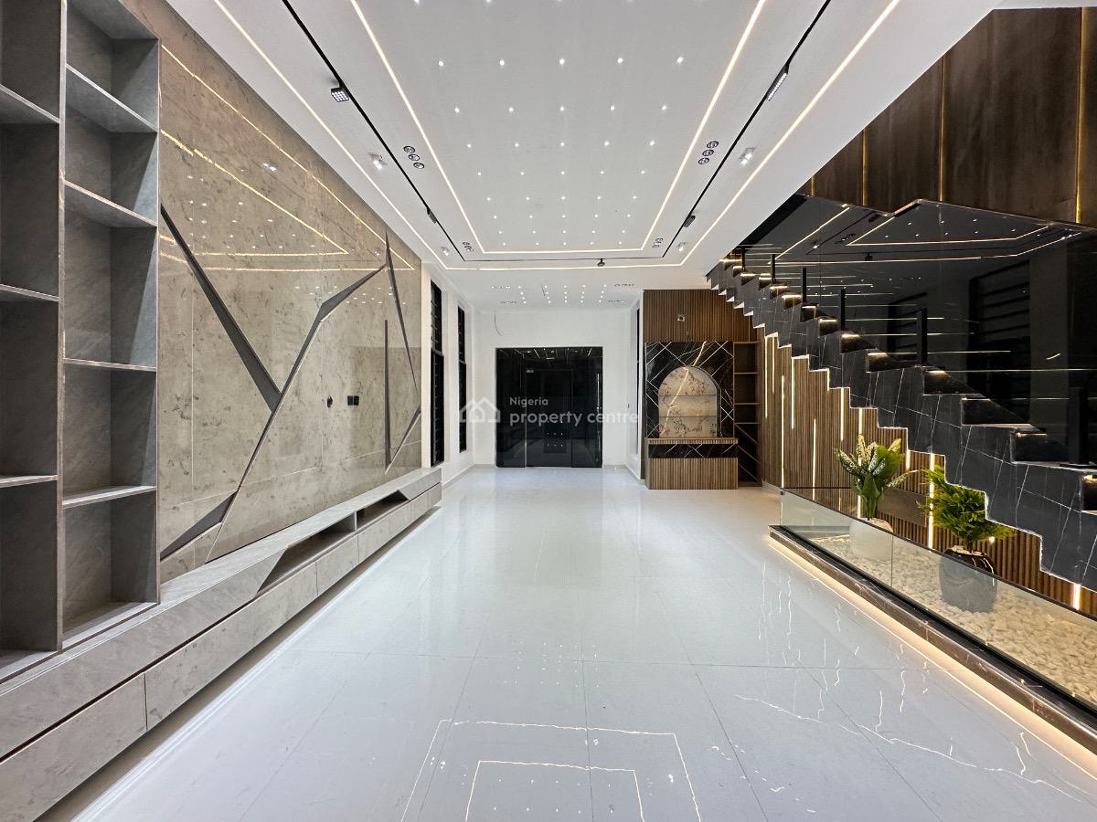 Elegant & Nicely Finished 5 Bedroom Detached Duplex with Pool & Bq, Chevron, Lekki, Lagos, Detached Duplex for Sale