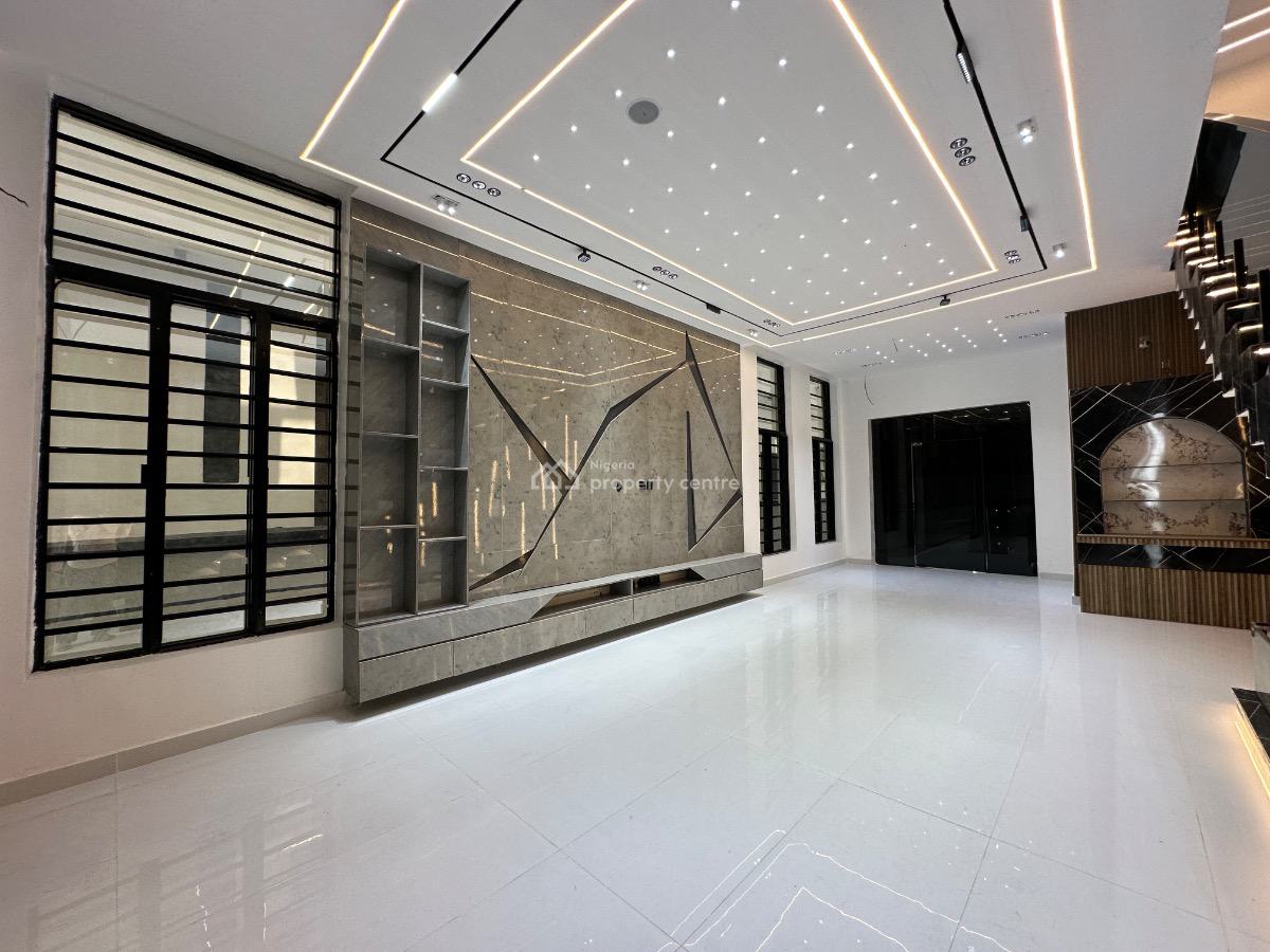 Elegant & Nicely Finished 5 Bedroom Detached Duplex with Pool & Bq, Chevron, Lekki, Lagos, Detached Duplex for Sale