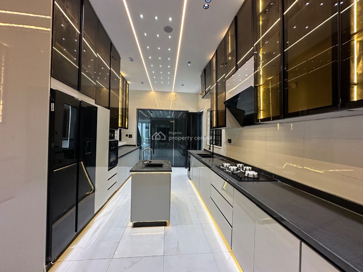 Elegant & Nicely Finished 5 Bedroom Detached Duplex with Pool & Bq, Chevron, Lekki, Lagos, Detached Duplex for Sale