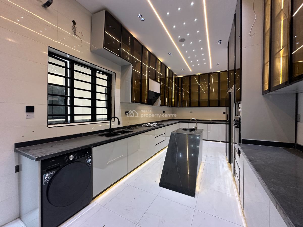 Elegant & Nicely Finished 5 Bedroom Detached Duplex with Pool & Bq, Chevron, Lekki, Lagos, Detached Duplex for Sale