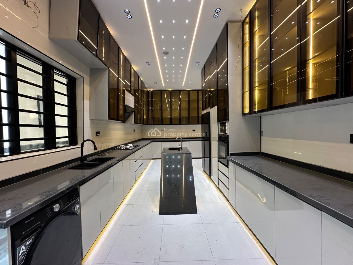 Elegant & Nicely Finished 5 Bedroom Detached Duplex with Pool & Bq, Chevron, Lekki, Lagos, Detached Duplex for Sale