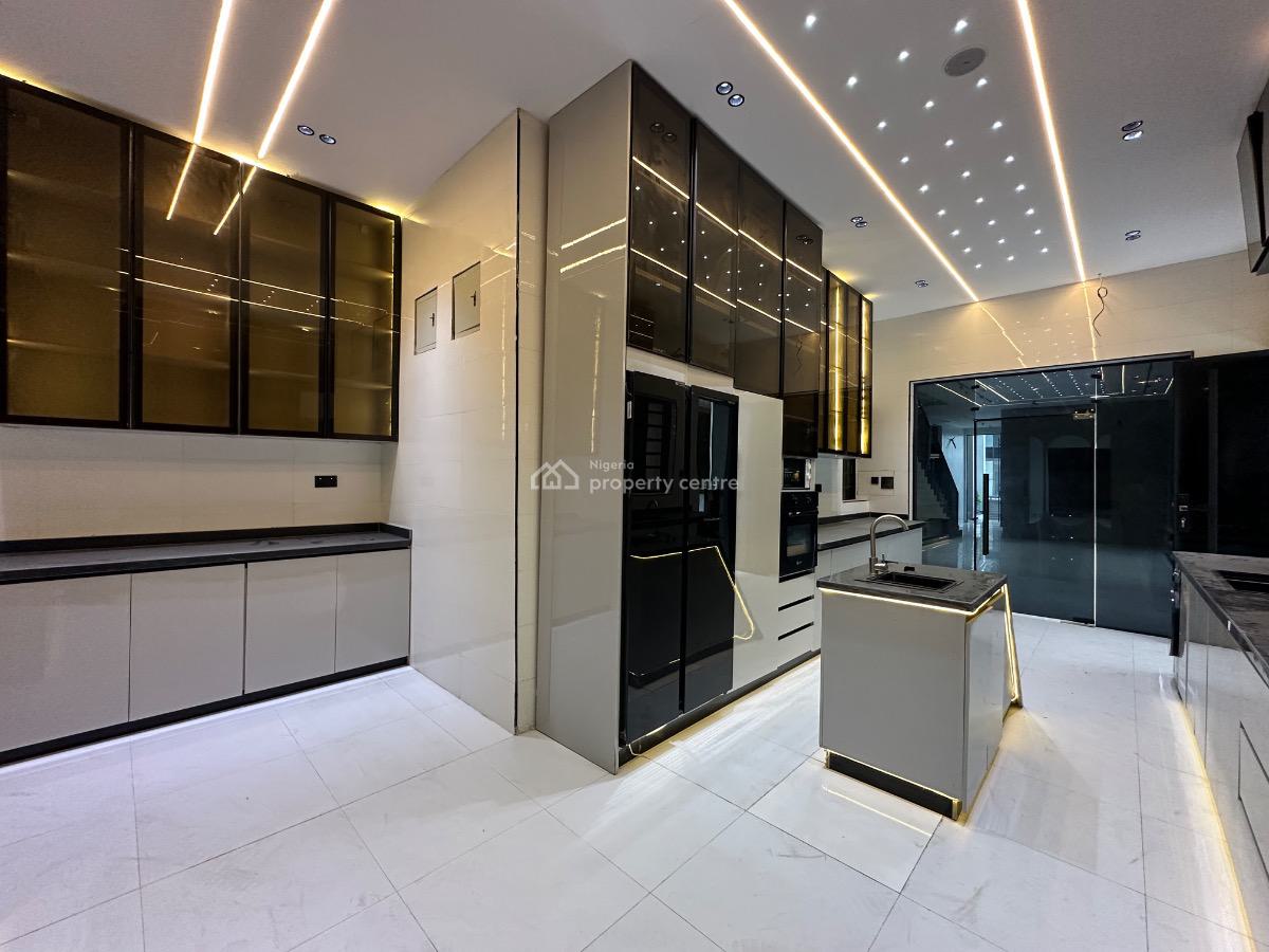 Elegant & Nicely Finished 5 Bedroom Detached Duplex with Pool & Bq, Chevron, Lekki, Lagos, Detached Duplex for Sale