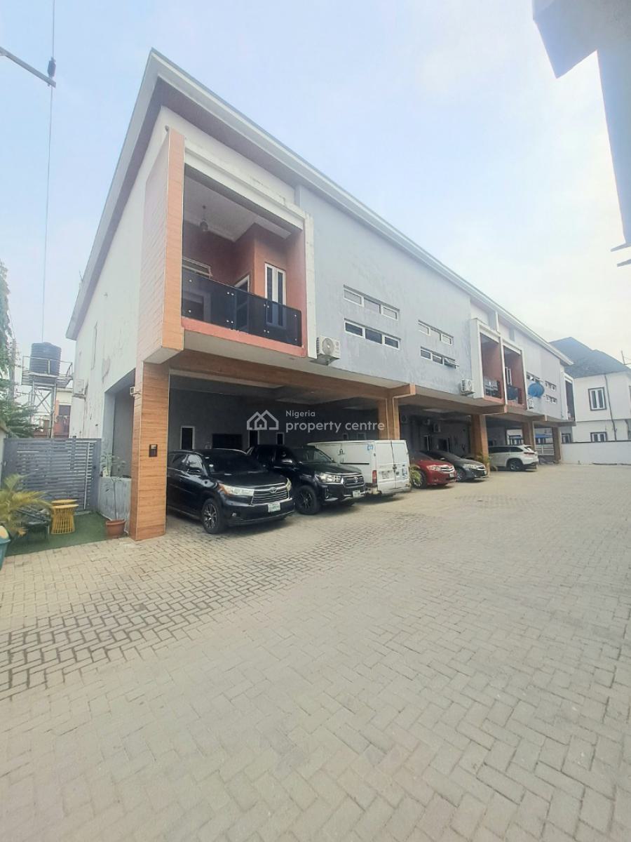 Well Built 4 Bedrooms Terrace with Bq in a Gated Estate, Orchid, Before Roundabout, Lekki, Lagos, Terraced Duplex for Rent