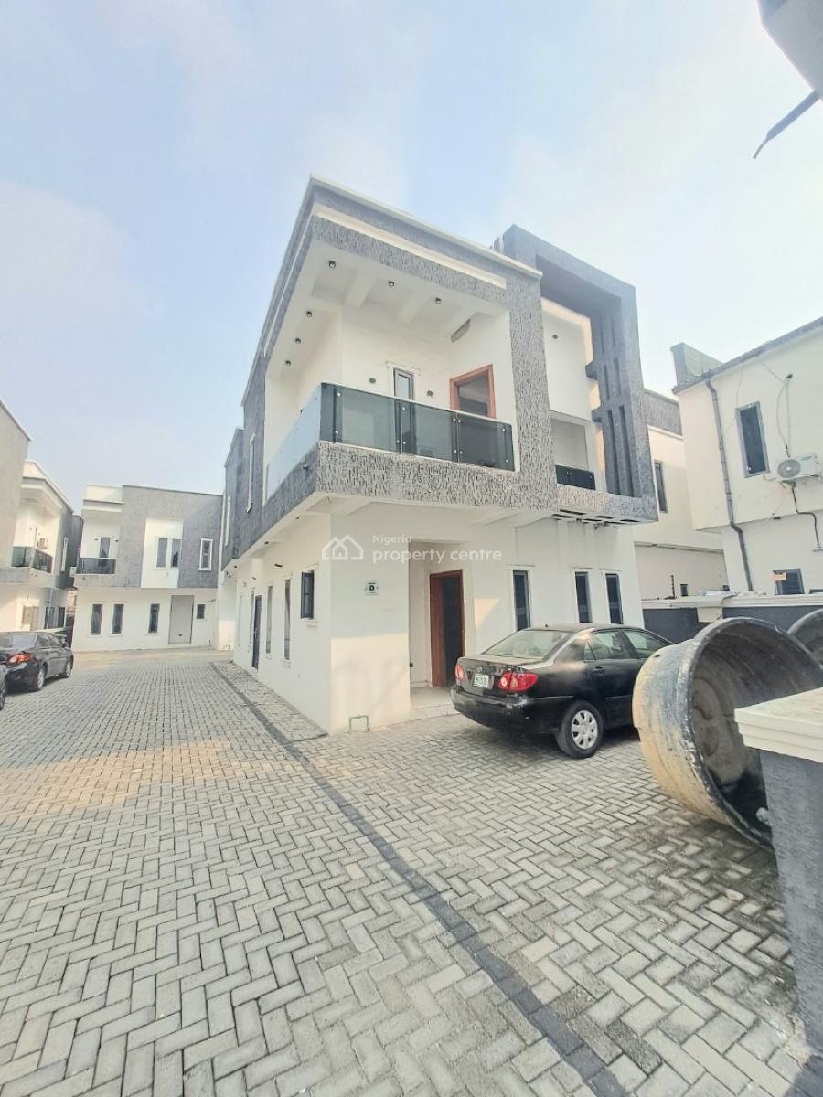 Newly Built 4 Bedrooms Terraced Duplex with Bq in a Gated Estate, Orchid, Before Roundabout, Lekki, Lagos, Detached Duplex for Rent