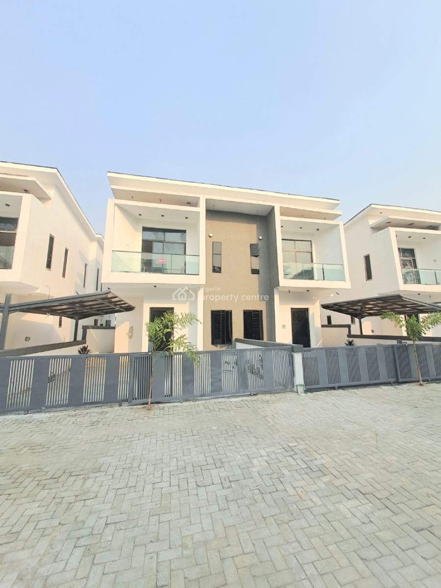 Newly Built 4 Bedroom Semi-detached Duplex with Bq in a Gated Estate, Orchid, Before Roundabout, Lekki, Lagos, Semi-detached Duplex for Rent